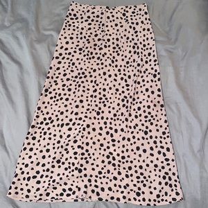 Nasty Gal Cheetah Midi Skirt
